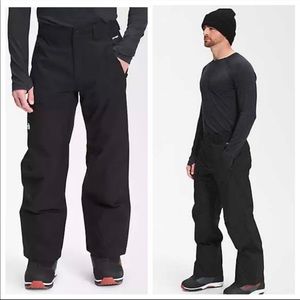 THE NORTH FACE MENS SETMORE SNOW PANTS SKI SNOWBOARD BLACK WATERPROOF SHELL M